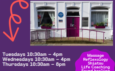 WE ARE OPEN! New opening times & by appointment only
